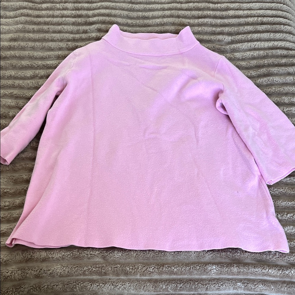 Pink Turtleneck Sweater
